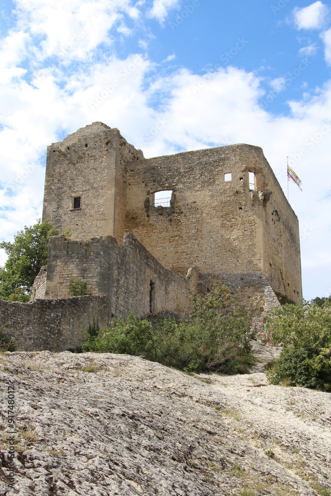 Schlossruine Vaison la Romain, Frankreich