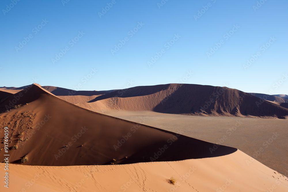 Dune rosse nel deserto della Namibia