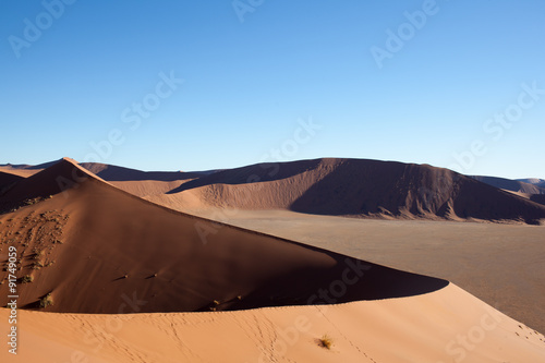 Dune rosse nel deserto della Namibia