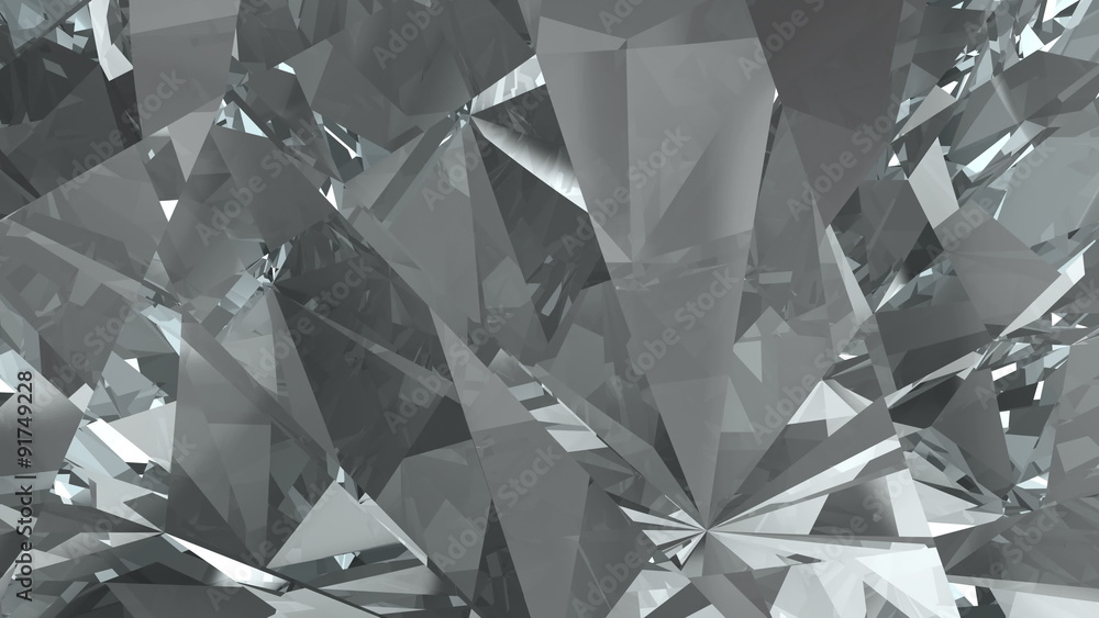 Abstract 4K clear diamond loopable background