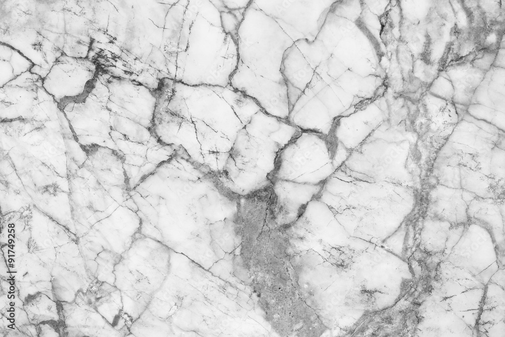 Obraz premium White (gray) marble texture, detailed structure of marble (high resolution), abstract texture background of marble in natural patterned for design.