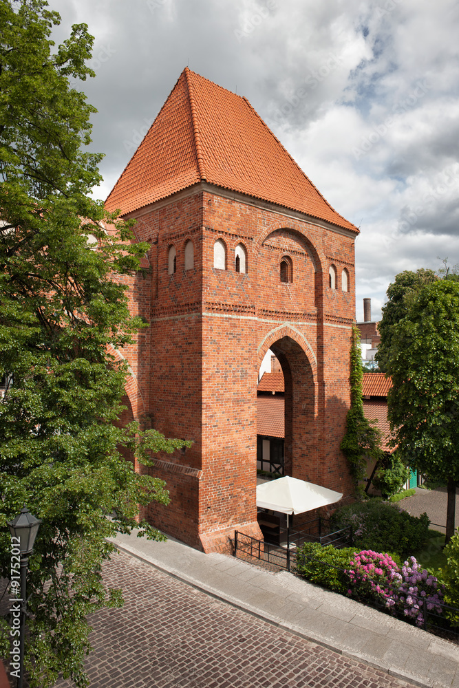 Naklejka premium Teutonic Knights Castle in Torun