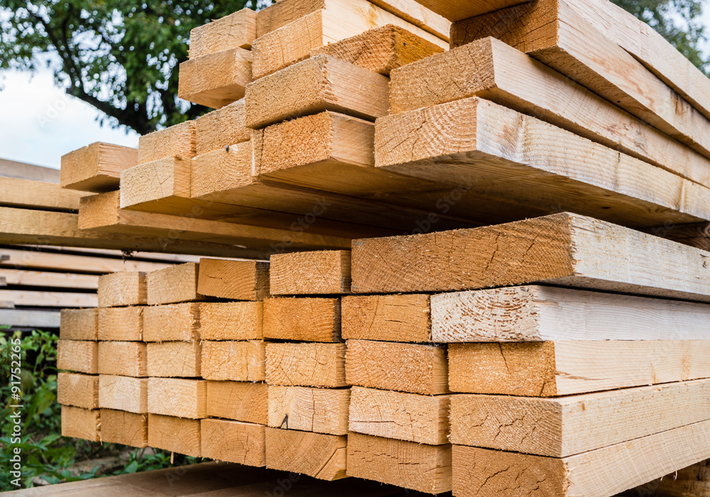Holzbretter gestapelt Schreinerei Holzbretter gestapelt Schreinerei