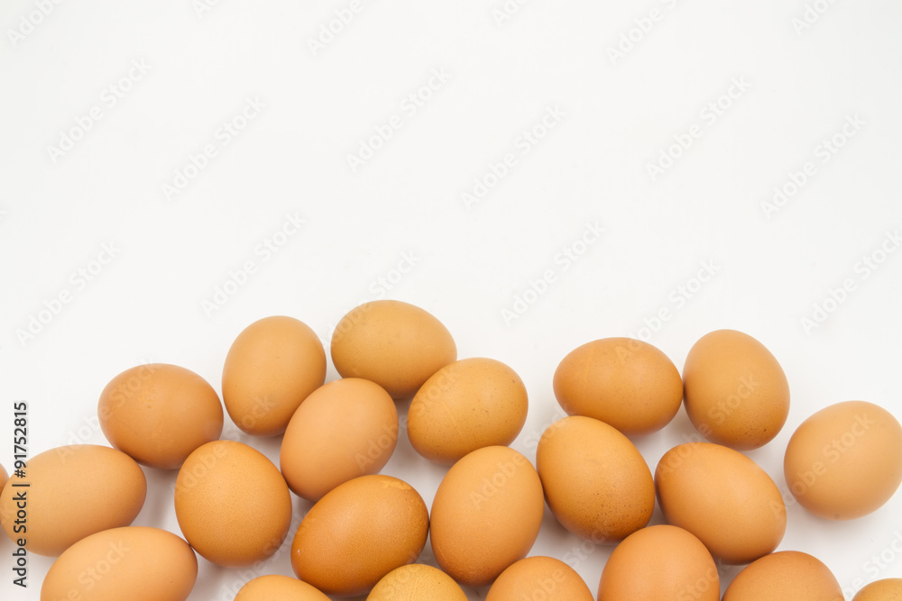 Eggs isolated on white background Eggs isolated on white background
