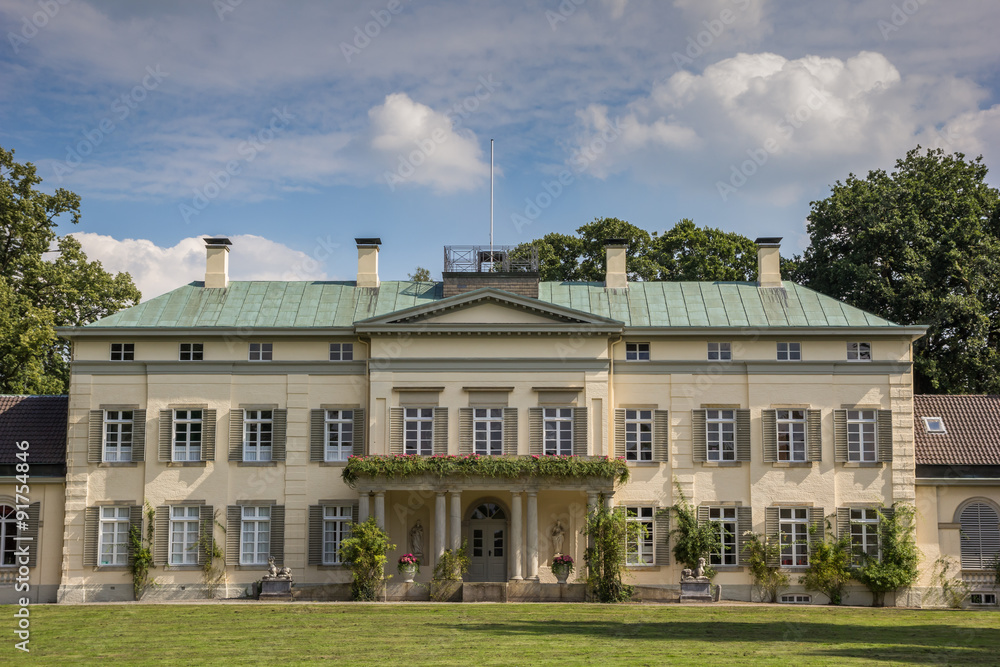 Front of the Rastede castle in Lower Saxony
