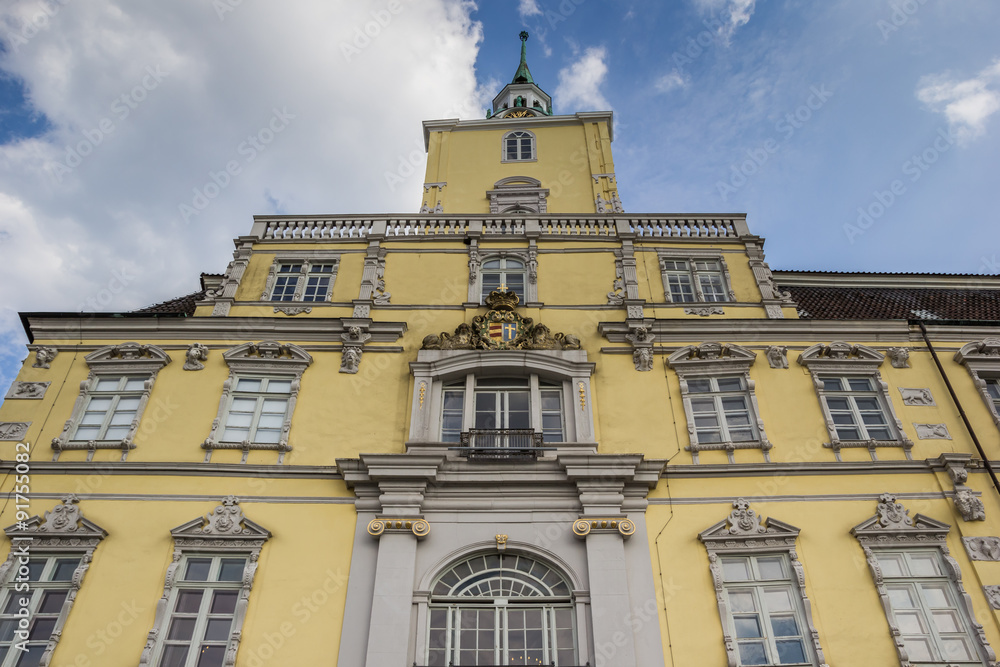 Front of the Oldenburg castle in Lower Saxony