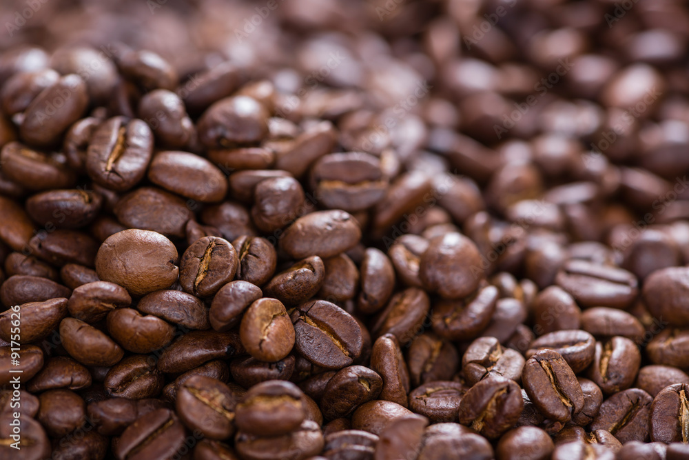 Roasted Coffee Beans Background Roasted Coffee Beans Background