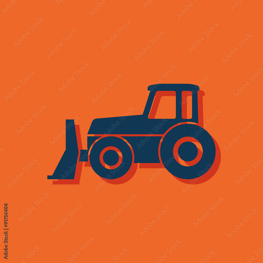 bulldozer icon bulldozer icon