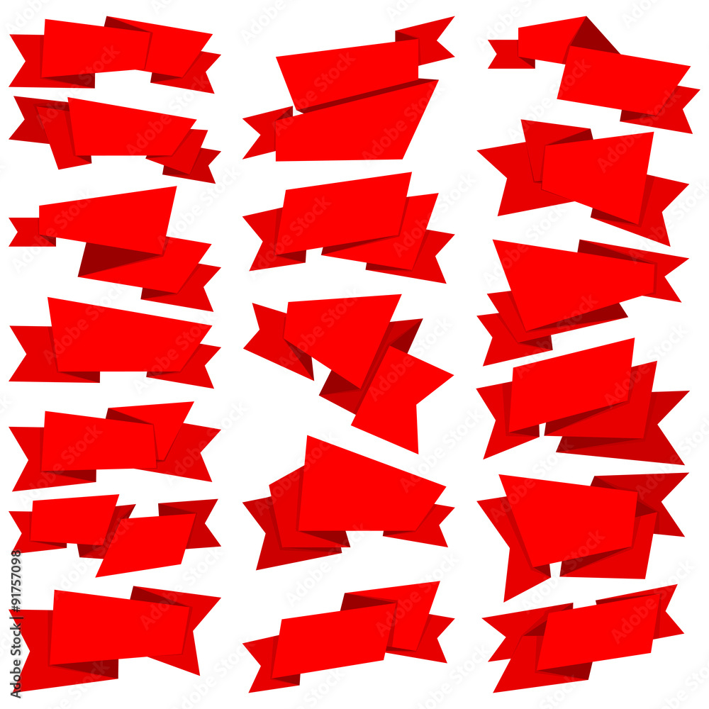 Ribbons. Vector Illustration Ribbons. Vector Illustration