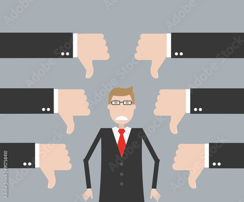 Unsuccessful businessman