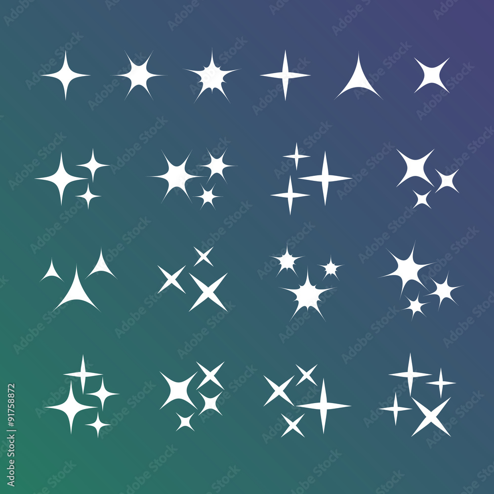 Sparkles icons Sparkles icons