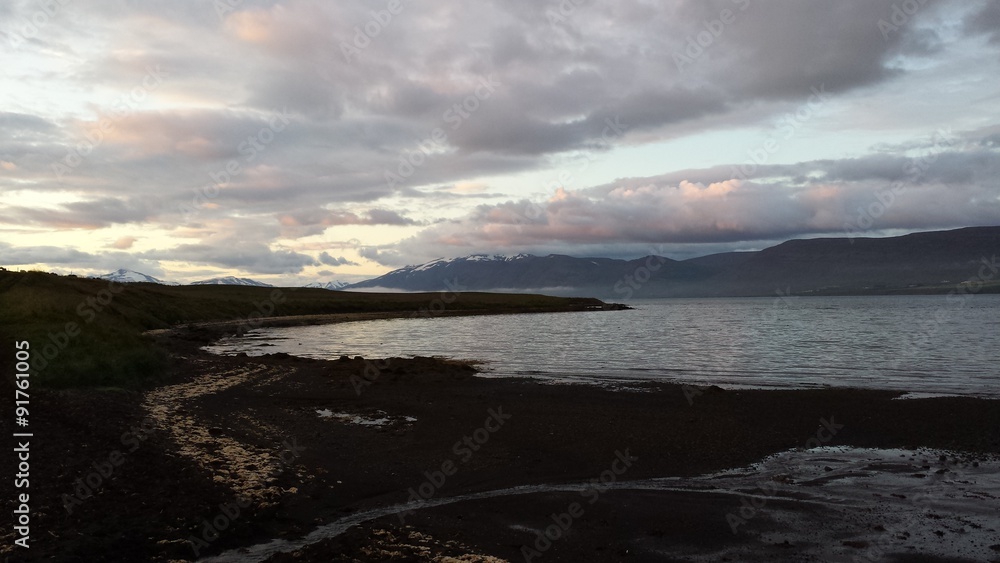 Obraz premium Sunset in Iceland