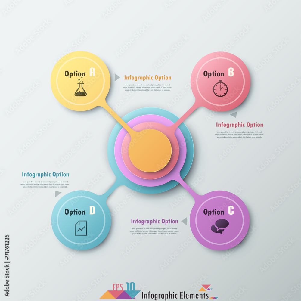 Modern infographic option banner Modern infographic option banner