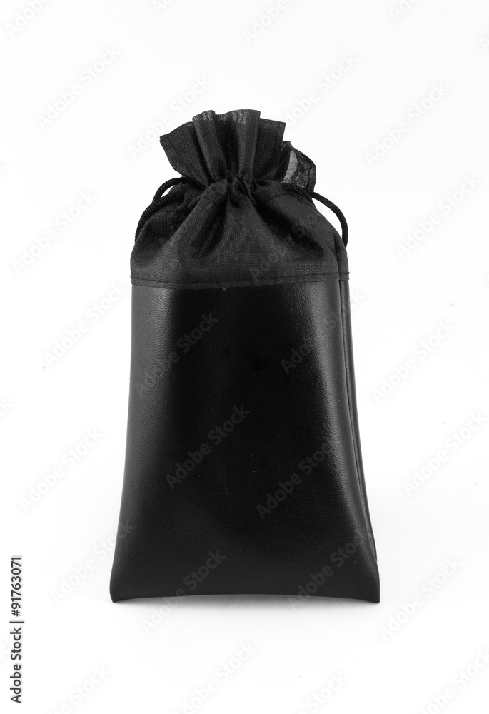 Black bag isolated on white background Black bag isolated on white background