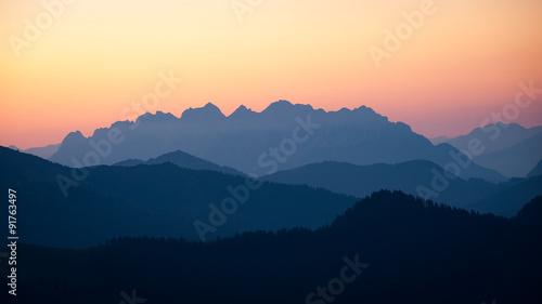 Morgenlicht in Österreich