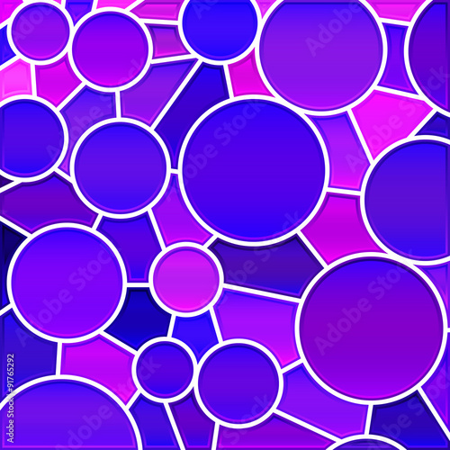 abstract vector stained-glass mosaic background