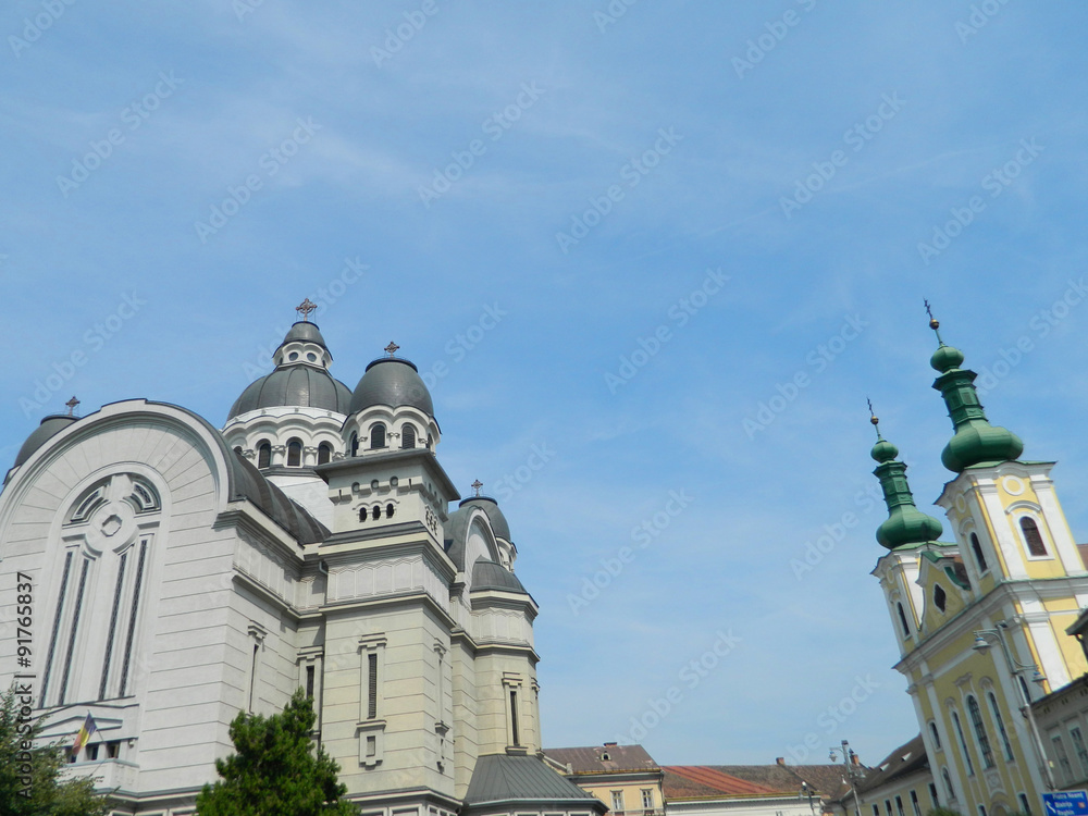 Fototapeta premium Targu Mures Cathedral , Romania