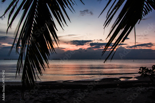 Закат. Сиамский залив. Остров Самуи. Тайланд. © yuliagubina
