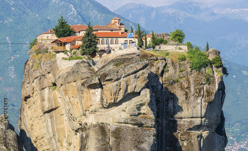 Obraz na płótnie Holy Trinity Monastery (Agia Trias) at the complex of Meteora monasteries in Greece w salonie