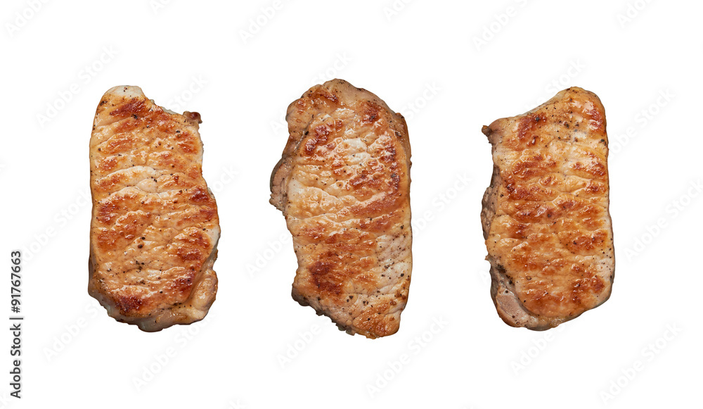 Steaks cloose-up Steaks cloose-up