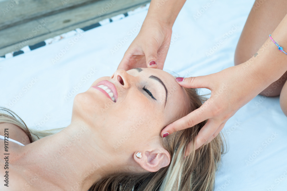 Naklejka premium relax massage