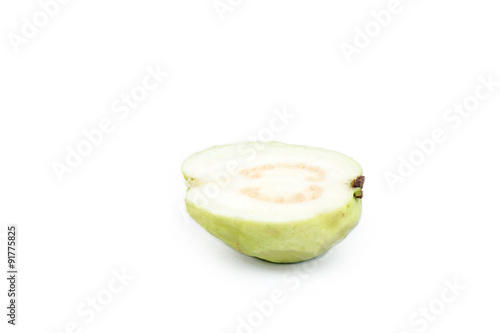 Dominican guava on white