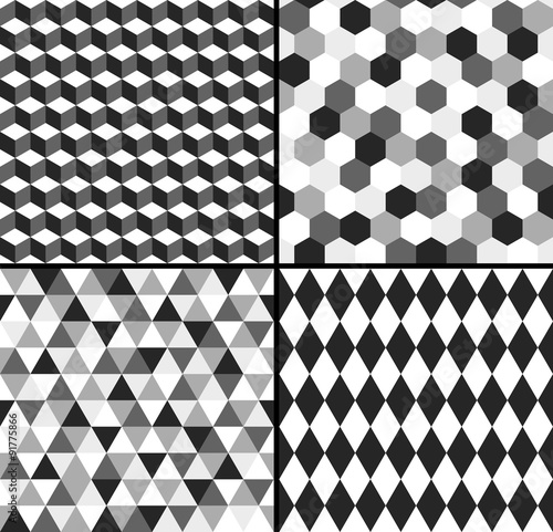Geometrical seamless pattern