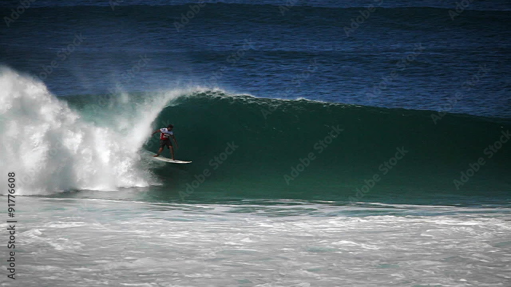 Hawaiian big wave surfing. Hawaiian big wave surfing.