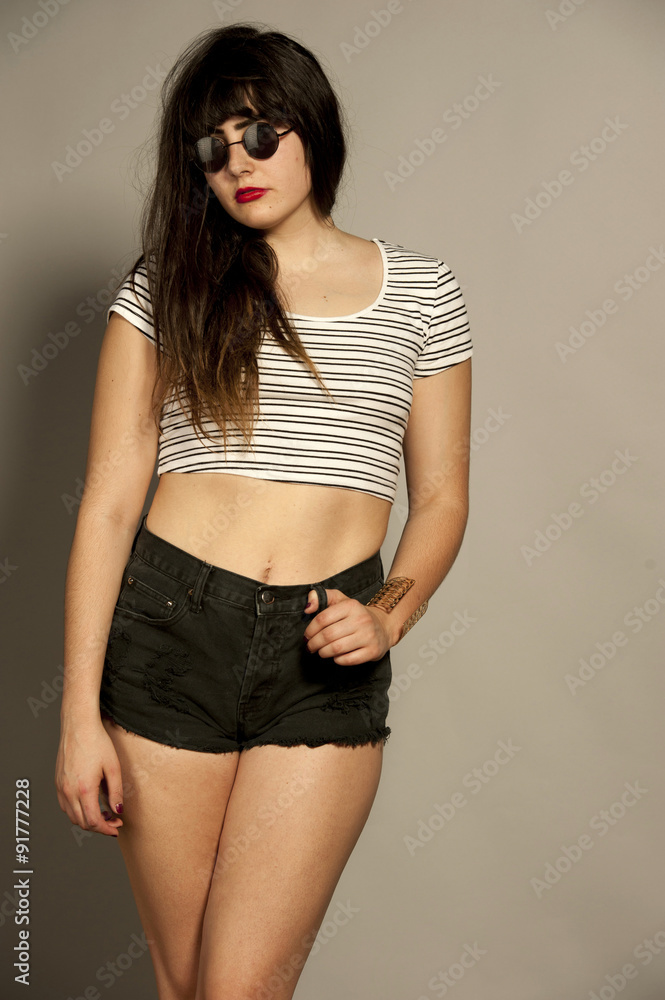 Gorgeous Young Retro Brunette Gorgeous Young Retro Brunette