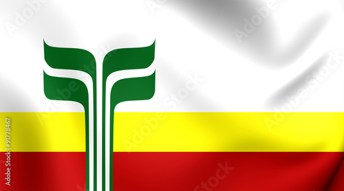 Flag of Franco-Manitobans, Canada.