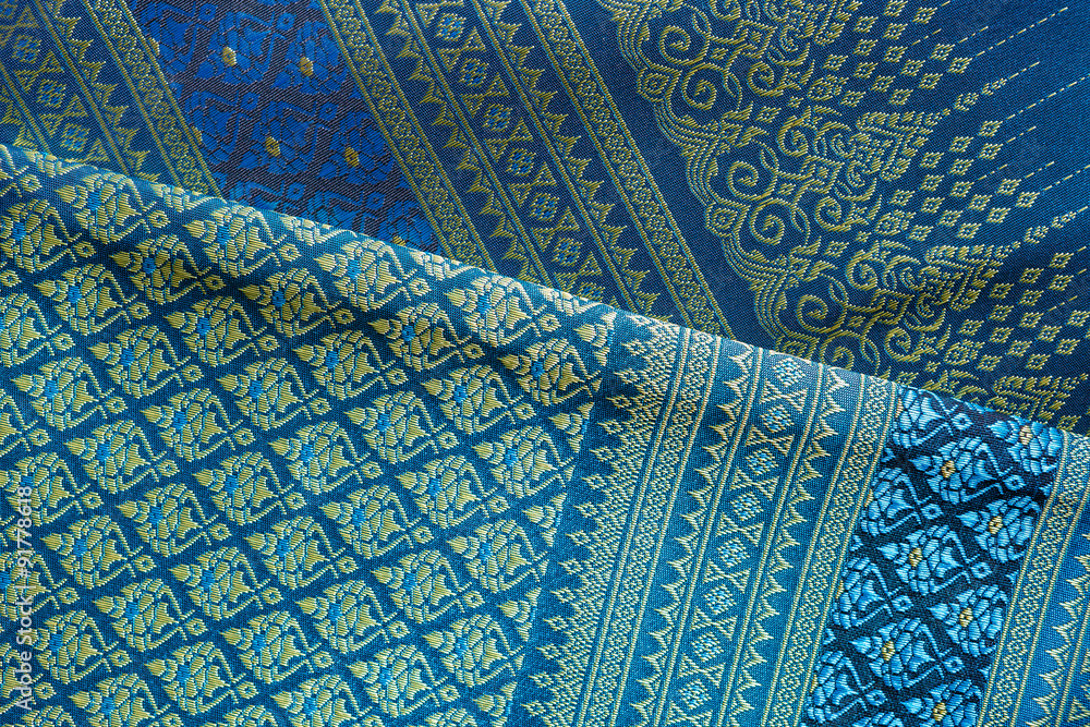 Thai silk fabric pattern Thai silk fabric pattern