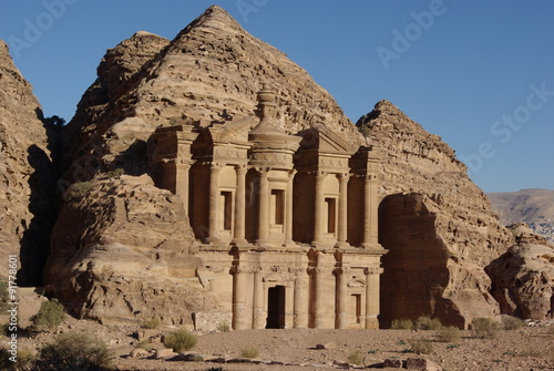 Jordanie, temple à Pétra
