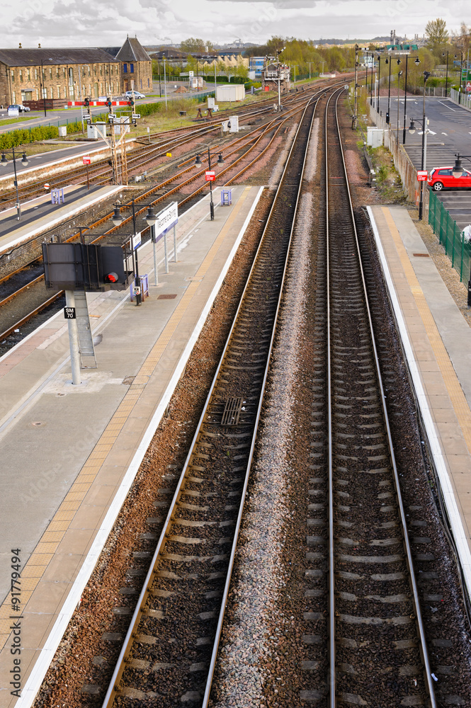 Fototapeta premium Stirling train station in Scotland