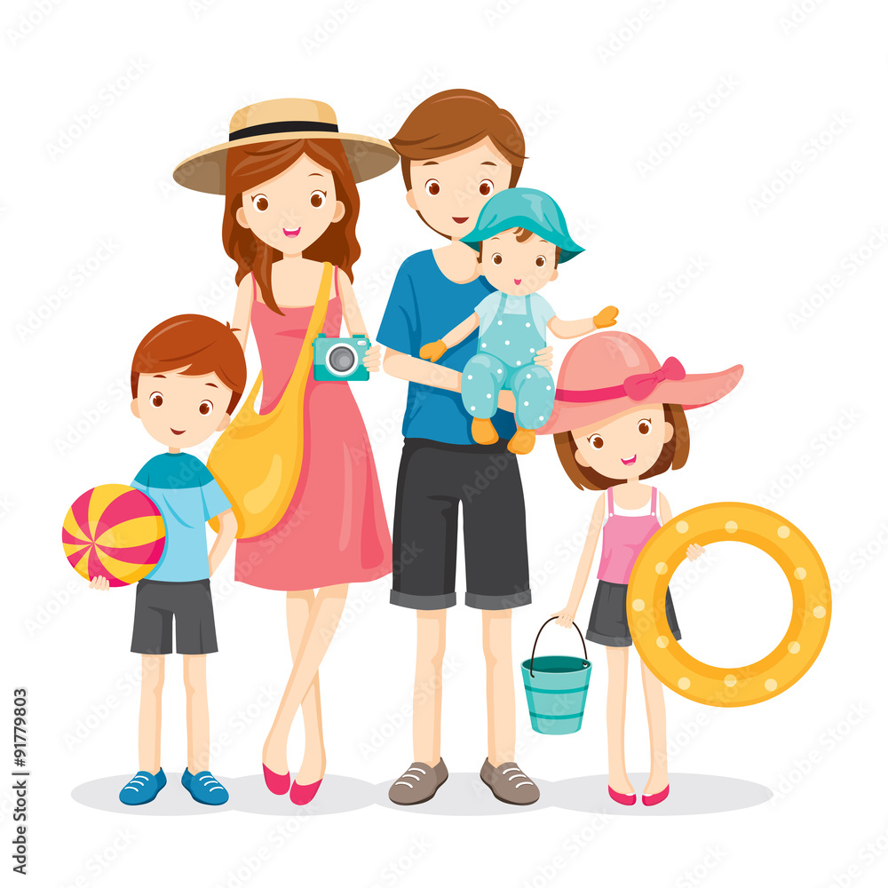 Happy Family With Summer Trip, Vacations, Holiday, Travel Destination, Relationship, Journey Trips, Lifestyle Happy Family With Summer Trip, Vacations, Holiday, Travel Destination, Relationship, Journey Trips, Lifestyle