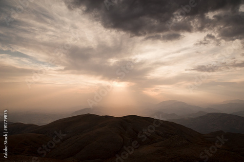 Mount Nemrut sunset.