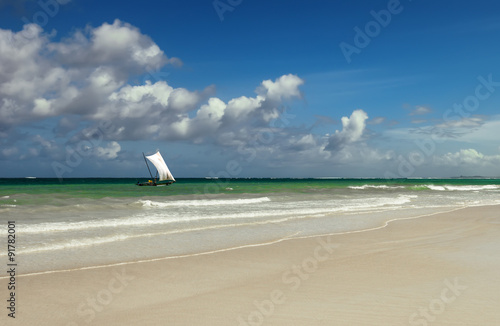 Obraz na płótnie Beach Diani w salonie