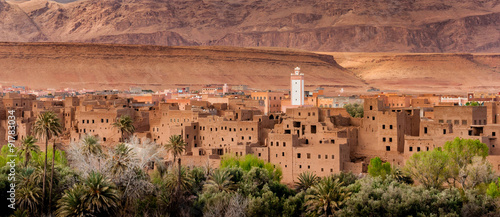 Moroccan village photo