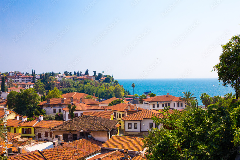 Fototapeta premium Historische Altstadt Side in Türkei