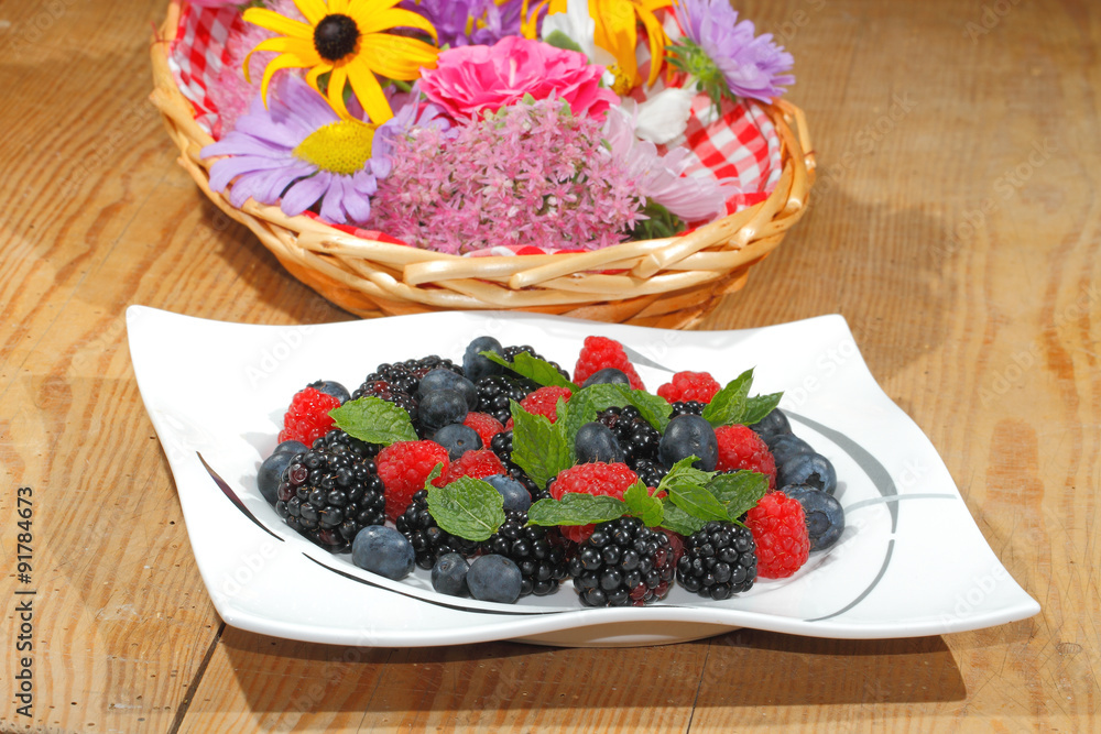 Blaubeeren, Himbeeren, Brombeeren