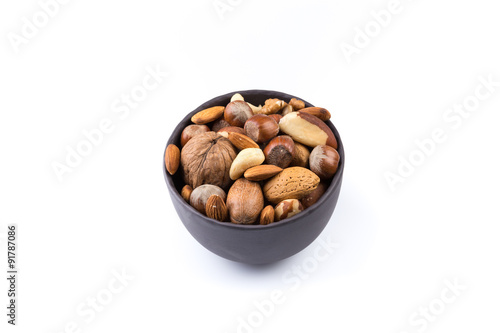 Nuts mix in bowl