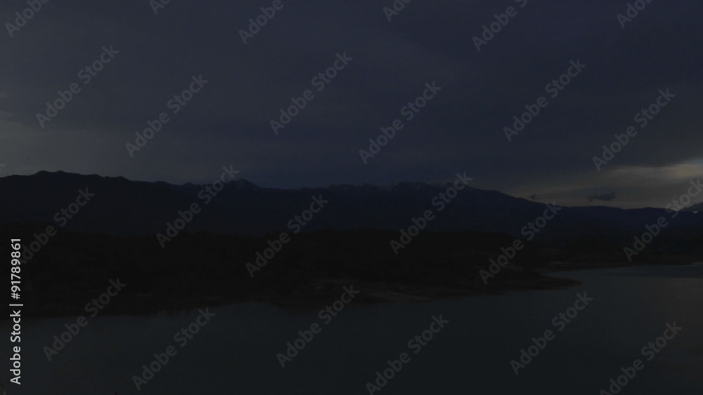 Time lapse of storm over Lake Casitas and the Santa Ynez Mountains in Ojai, California. Time lapse of storm over Lake Casitas and the Santa Ynez Mountains in Ojai, California.
