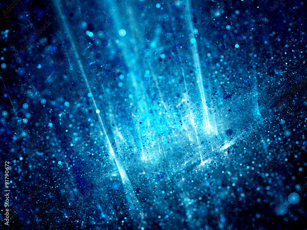 Naklejka premium Niebieskie świecące duże dane