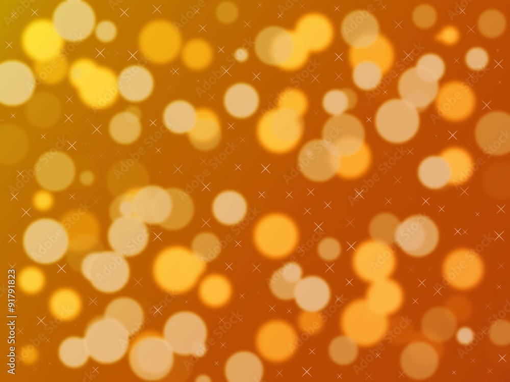 Nice gold colorized circles and stars Nice gold colorized circles and stars