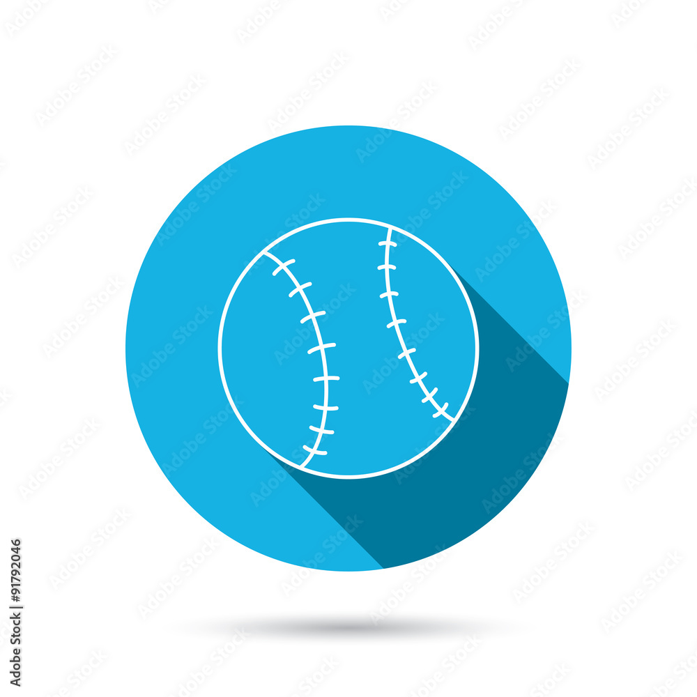 Baseball icon. Sport ball sign. Baseball icon. Sport ball sign.