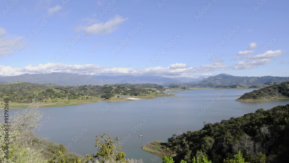 Time lapse motion of clouds and sunset over Lake Casitas in Oak View, California. Time lapse motion of clouds and sunset over Lake Casitas in Oak View, California.