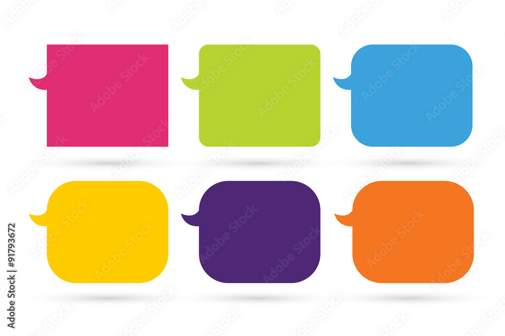 Speech vector cartoon bubble designlow Speech vector cartoon bubble designlow