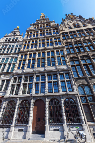 historische Gildehäuser am Großen Markt in Antwerpen, Belgien