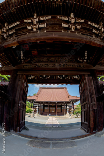 Japanese temple enterence in Japan © knowlesgallery