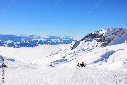 High altitude skiing