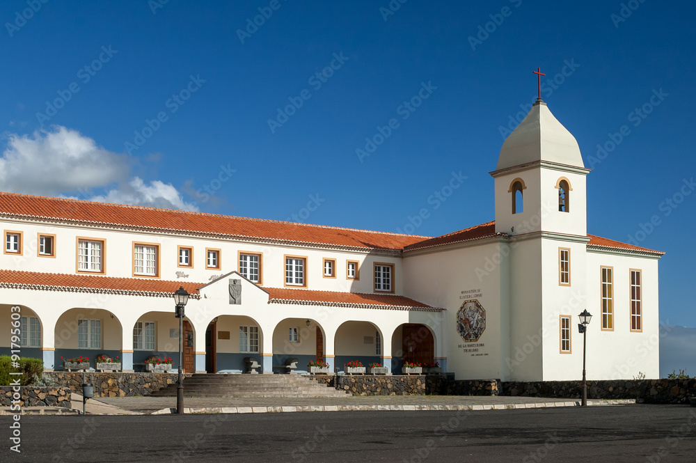 Monasterio del Cister, Cistercian Monastery in Buenavista de Arriba near Santa Cruz on the island La Palma, Canary Islands, Spain